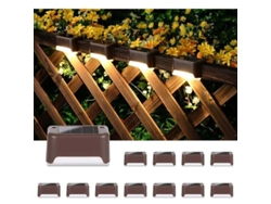 Luces Solares Para Exteriores, 12 Luces Para Escaleras, Luces Led