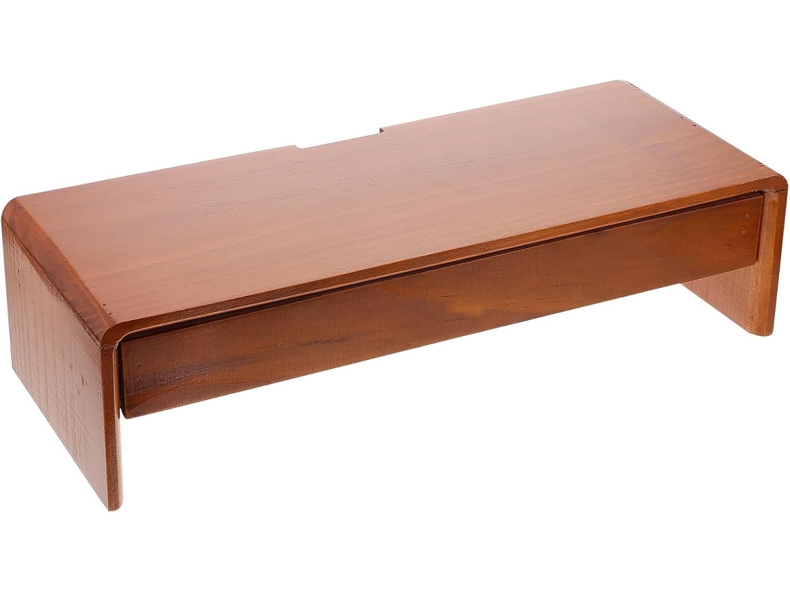 Soporte De Madera Elevado Para Monitor De Ordenador, 1 Pieza