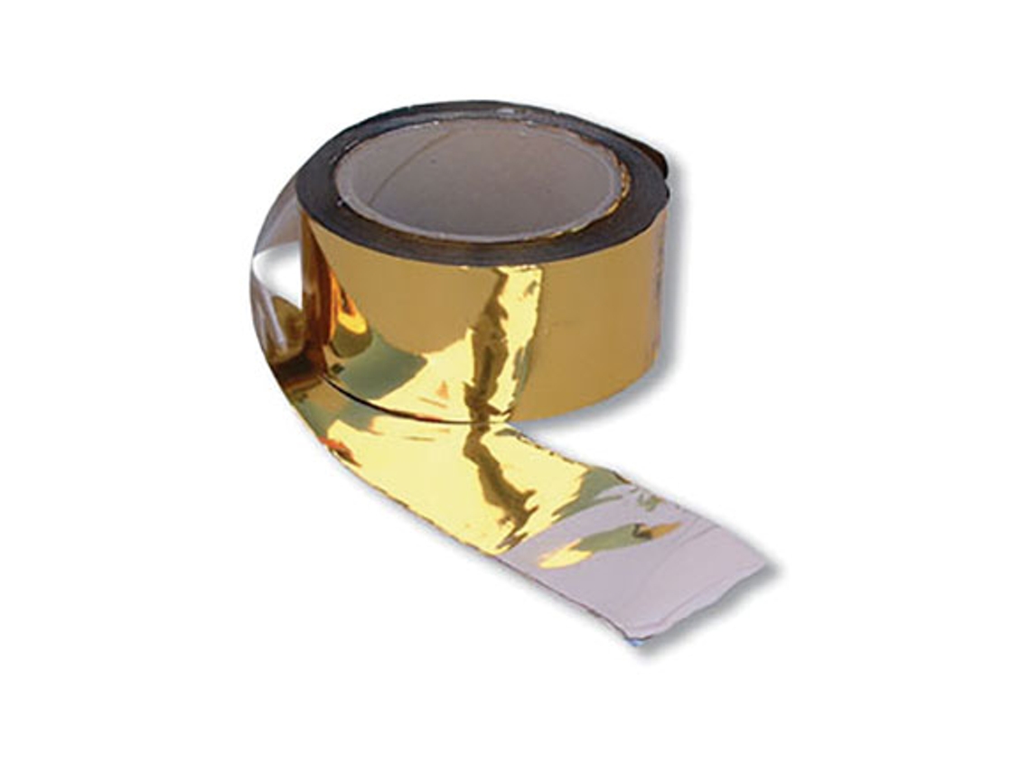 Banda Espantapajaros 100Mx50Mm Oro/Plata VDC