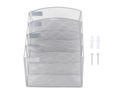 Organizador De Archivos Vertical De 5 Niveles Para Montaje En Pared Con Estante De Almacenamiento Colgante Para Oficina, Escuela Y Hogar.