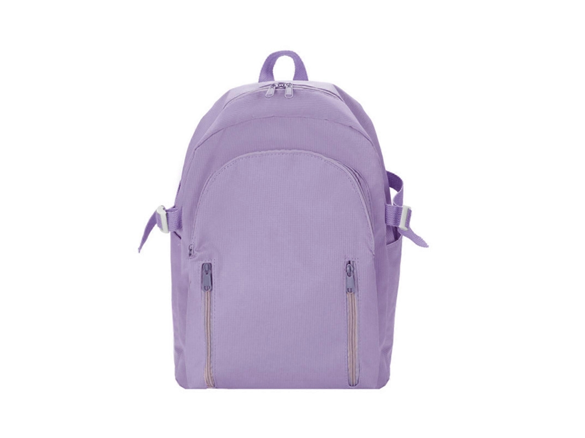 Mochila escolar versátil y espaciosa para niñas, mochila para libros, mochila escolar para adolescentes, color morado.