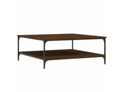 Mesa De Centro VIDAXL Marrón Madera contrachapada (100x100x40 cm)