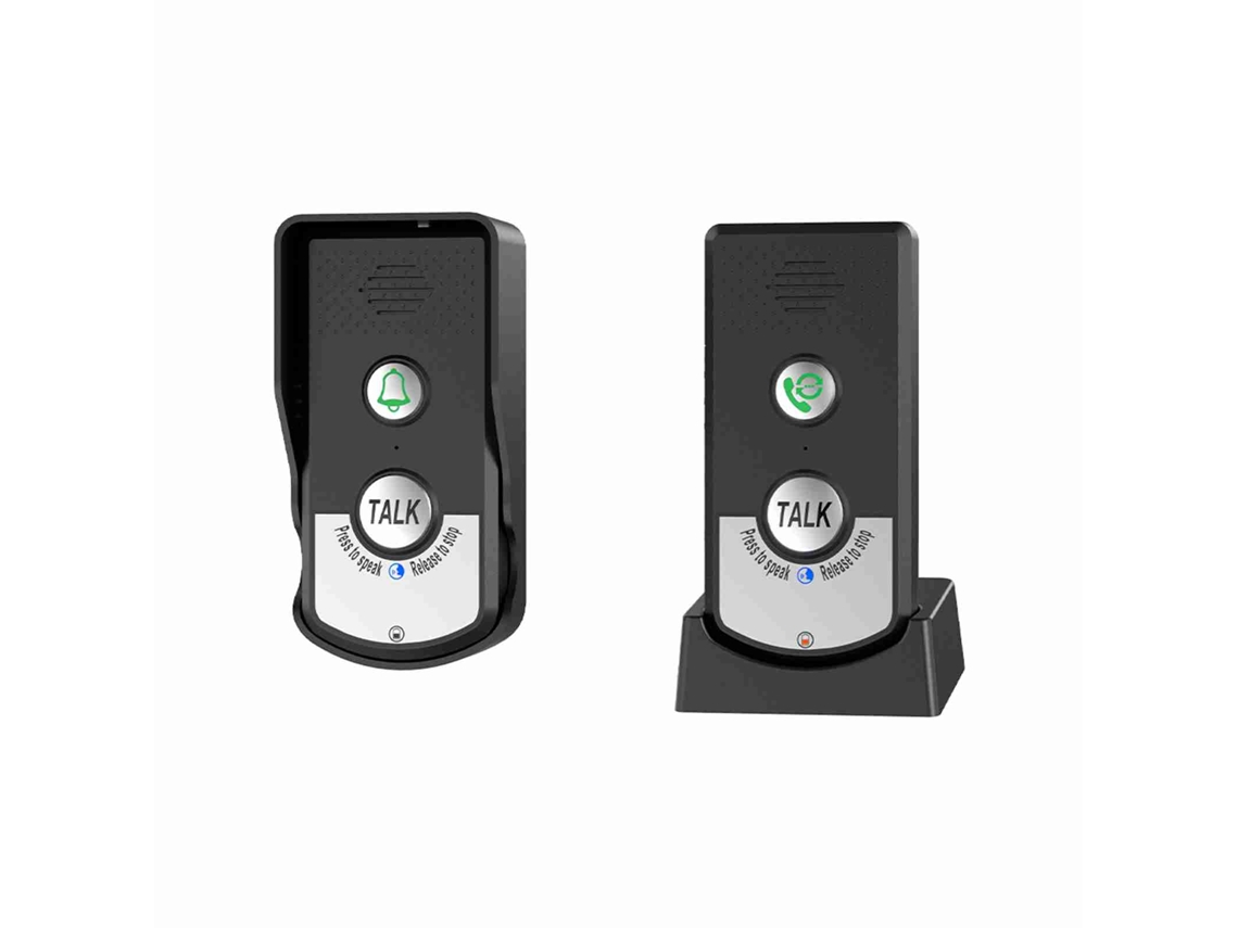 Timbre Inalámbrico Inteligente Recargable Con Intercomunicador Y Alcance De 1000 M Para Uso Doméstico.