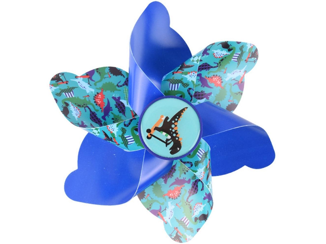 Pinwheel Floral Para Bicicleta E Patinete Infantil Acessório De Ciclismo Giratório Com Vela De Plástico