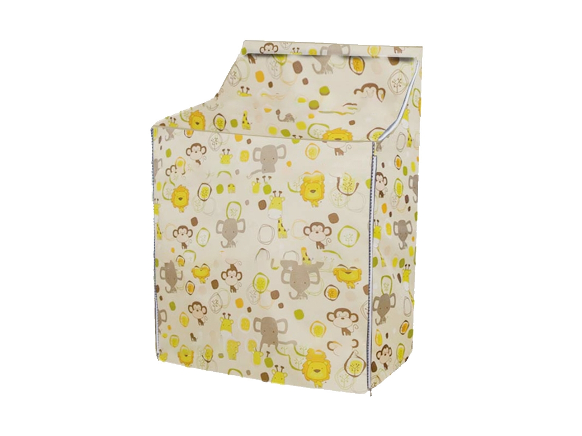 KOFIHETY Cubierta para Lavadora Externa, Funda para Lavadora o Secadora Superior o Frontal con Cremallera 29" x 28" x 40" (Diseño de Dibujos Animados)
