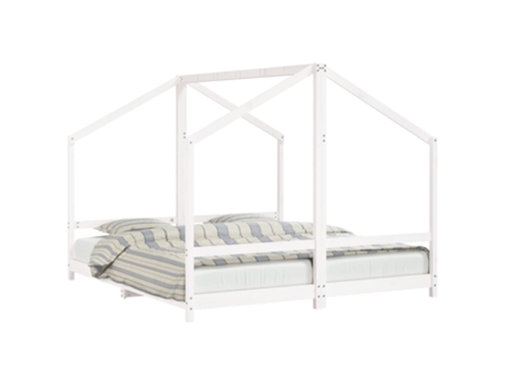 Estructura De Cama Para Niños VIDAXL Blanco Madera (205.5x191x158 cm)