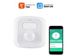 Sensor de movimiento Wi-Fi con alarma, detección inteligente para seguridad del hogar con control mediante aplicación
