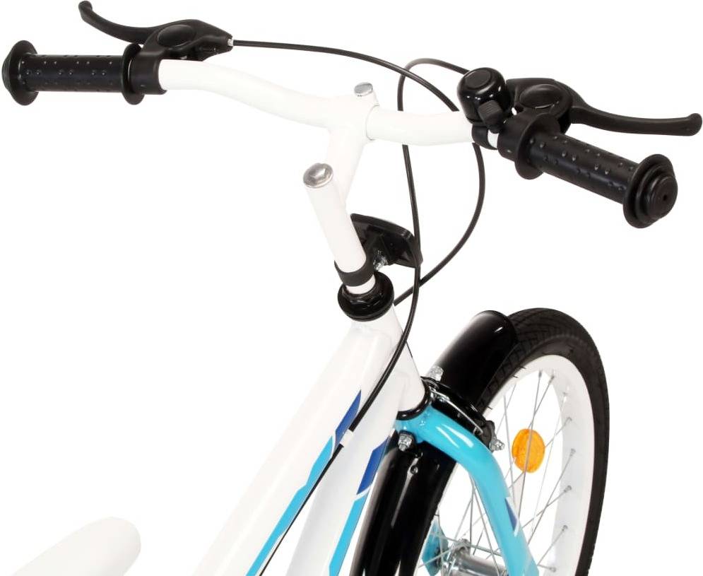 Bicicleta Para Niños 18 pulgadas azul y blanco infantil vidaxl edad 5