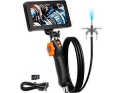 Endoscopio flexible con cámara dual, zoom 8x, iluminación LED ajustable y protección IP67 Tekmaquinas