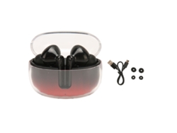 Auriculares Con Traductor De Idiomas Bluetooth 5.3, 144 Idiomas En Línea, Reducción De Ruido Inteligente, Inalámbricos, Negro Y Rojo.