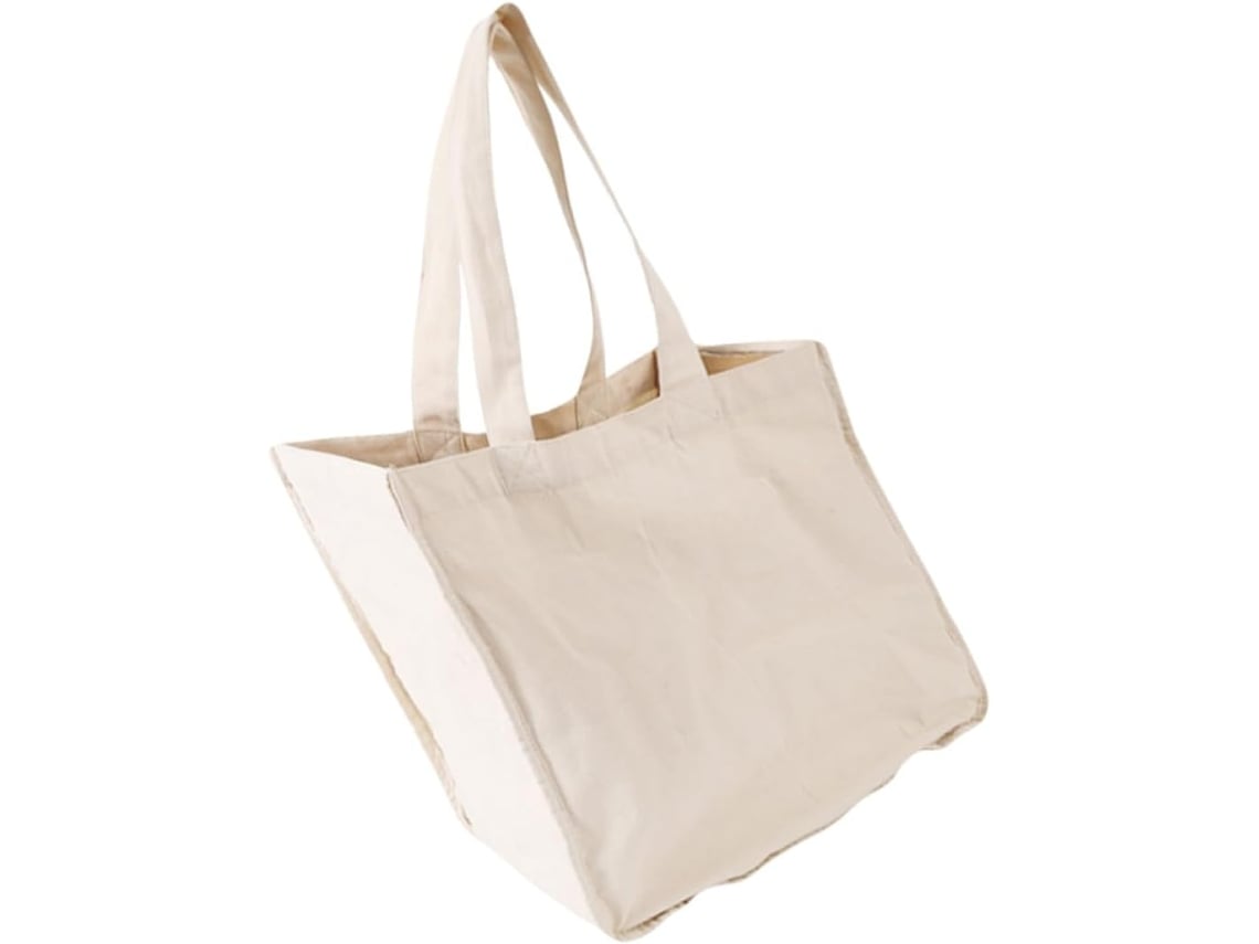 Bolsa De La Compra Reutilizable De Algodón Grueso, Gran Capacidad, Plegable.