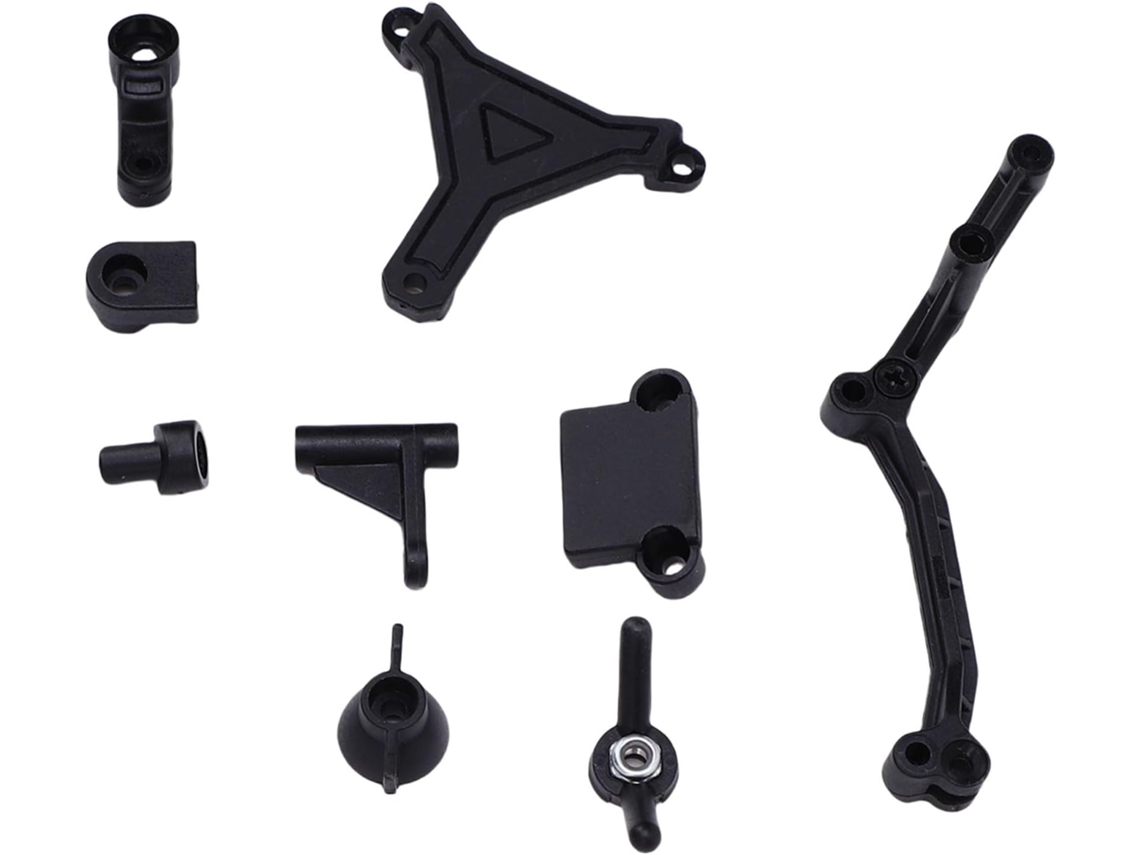 Hbx 3101a: Kit De Dirección Para Coche Rc A Escala 1/16 – Postes Y Placa Superior De Repuesto