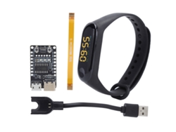Mali pulseira Inteligente Diy Programável com Tela Ips Colorida de 0.96 Polegadas e Placa de Expansão