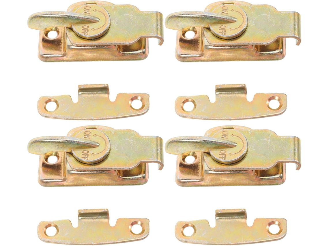 4 Piezas De Conectores Metálicos Para Muebles, Pestillos Invisibles De Alta Resistencia Para