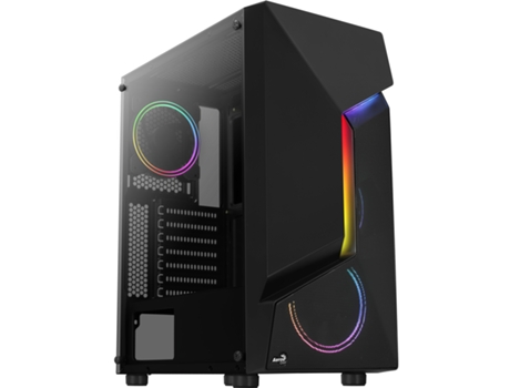 carcasa atx torre mediana con panel de cristal AEROCOOL Scape V2 RGB