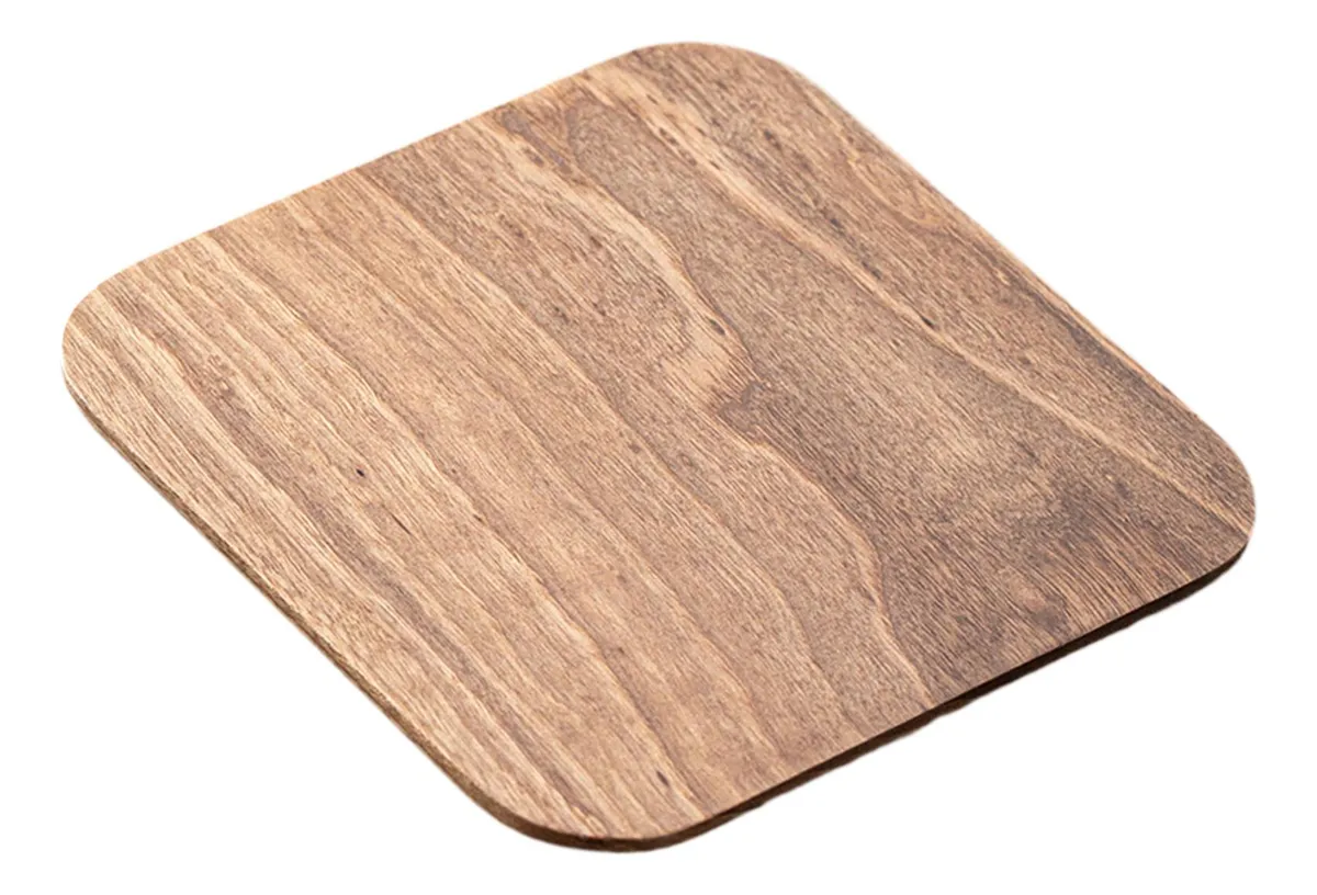 Bandeja de bambú para servir, bandeja para servir, Squareslowmoose