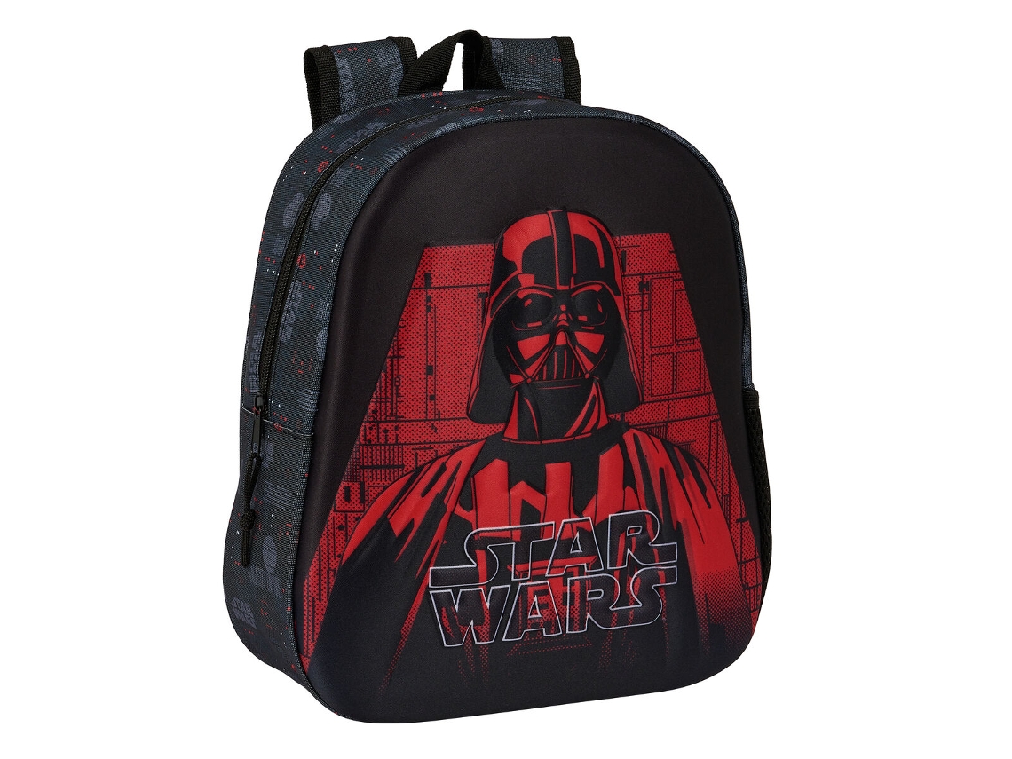 Mochila Infantil 3D STAR WARS Negro 27 x 33 x 10 cm