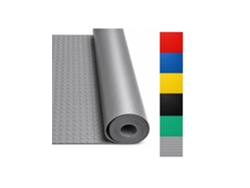 Suelo De Caucho Círculos 3mm | Pavimento De Círculos | Alta Resistencia Industrial | Talleres Y Garajes | Colorfull Gris Rollo: 1x10 Metros