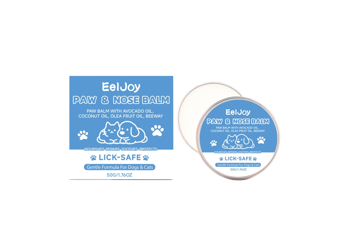 Crema hidratante para las patas y la nariz de las mascotas.
