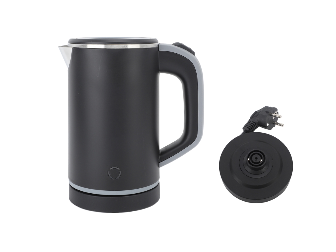 Hervidor Eléctrico Doble De Pared, Acero Inoxidable, 800 Ml, 600 W, 220 V Con Enchufe Europeo.