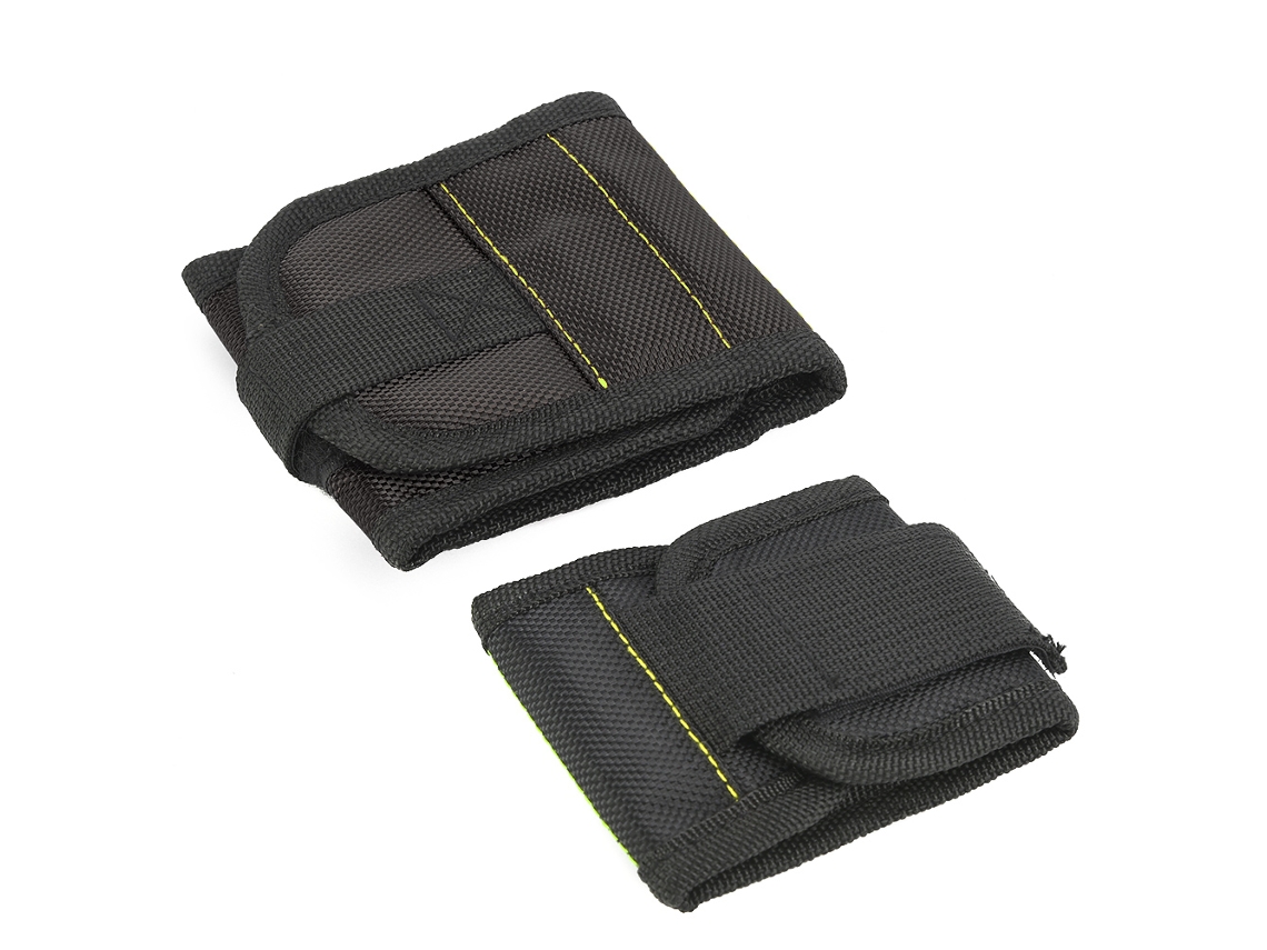 Kit de herramientas magnéticas portátiles para muñeca con protector de tornillos y clavos.