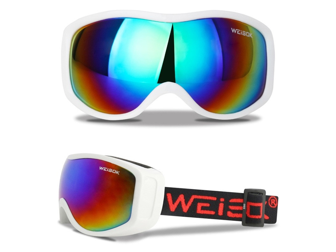 Óculos De Esqui Adultos Com Lentes Magnéticas Uv400, Anti Embaciamento E Anti Riscos