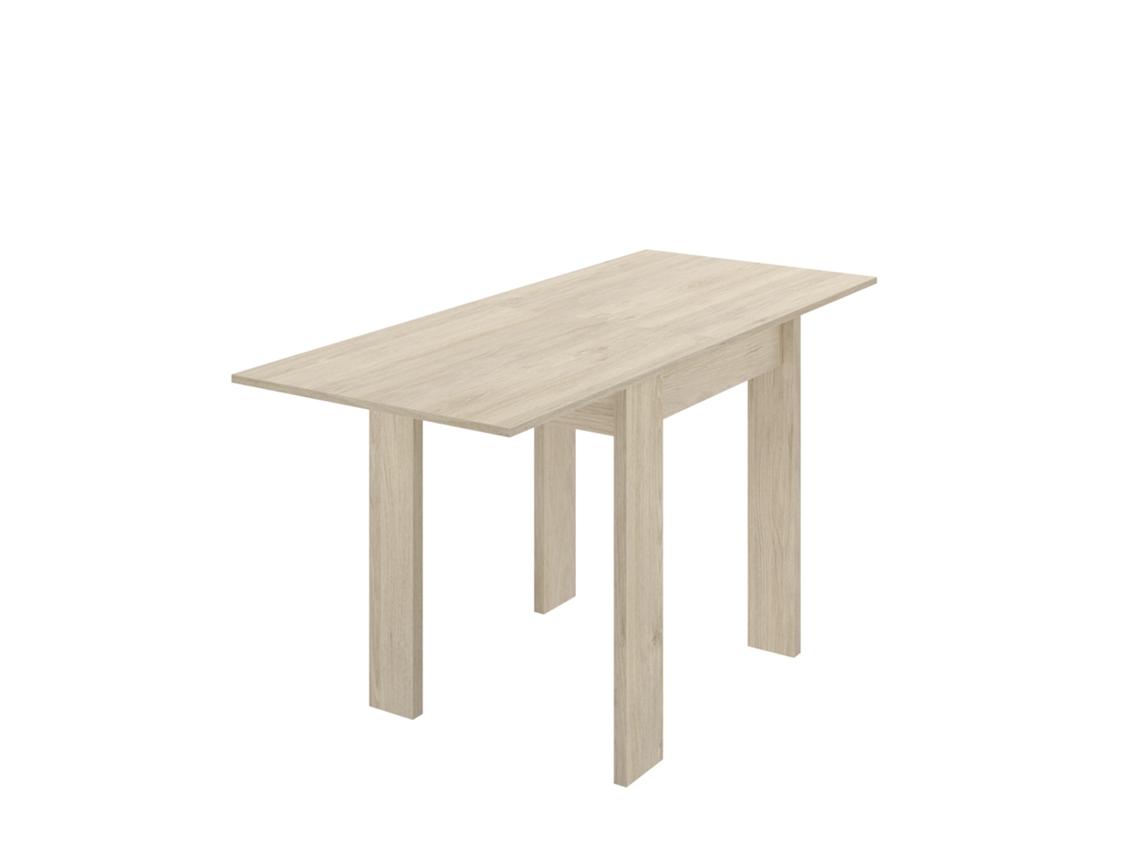 Mesa Auxiliar Plegable Bok - Natural MIRAKEMUEBLE 79x134x67cm