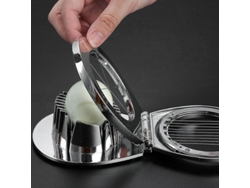 2026-8011-cortador De Huevos De Acero Inoxidable 2 En 1 Para Huevos Cocidos Frutas Y Verduras