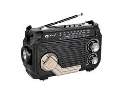 Radio Radivive con energía solar, radio portátil de emergencia con manivela y fuente de alimentación solar. GOKOCO