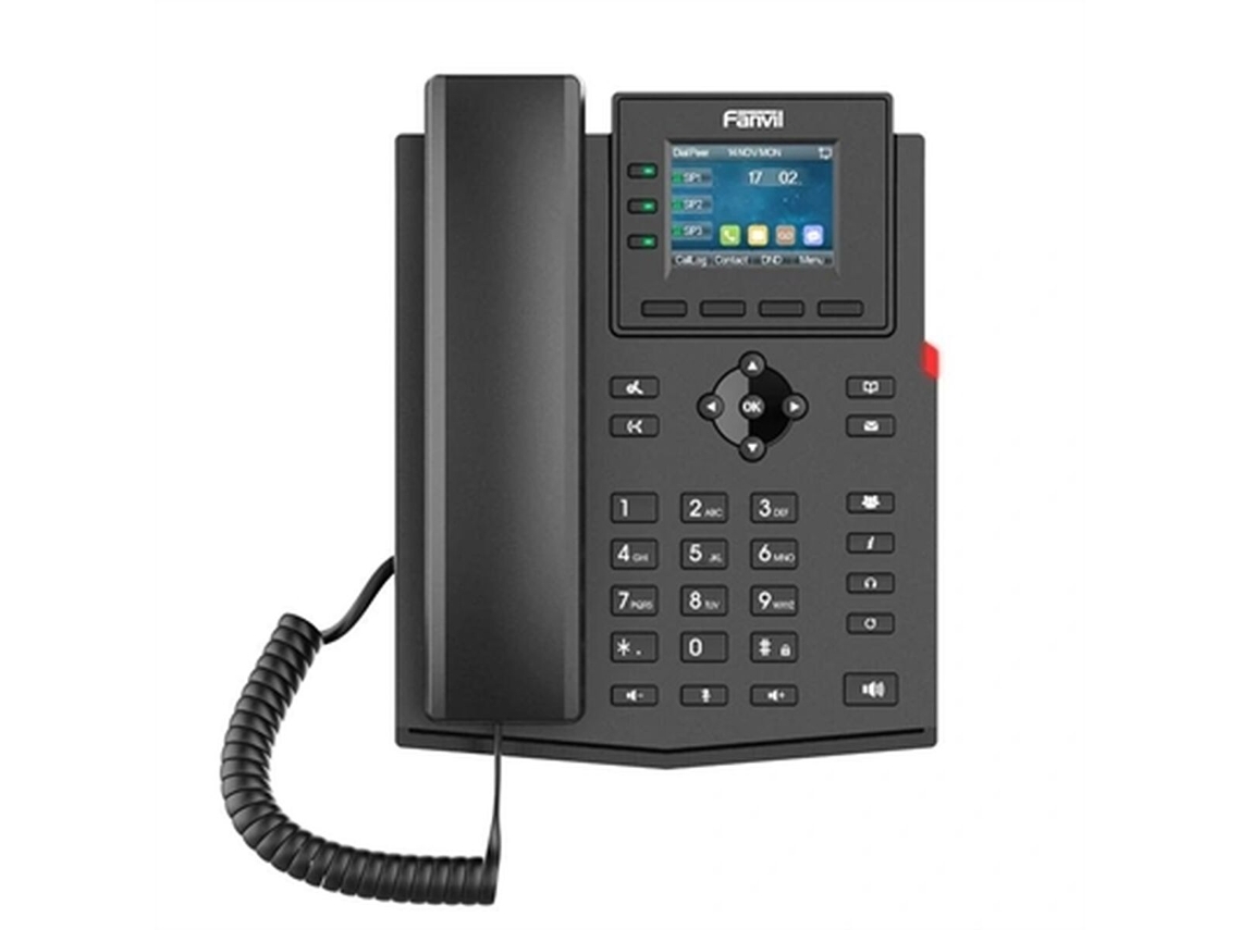 Teléfono Fijo FANVIL X303G (Negro)