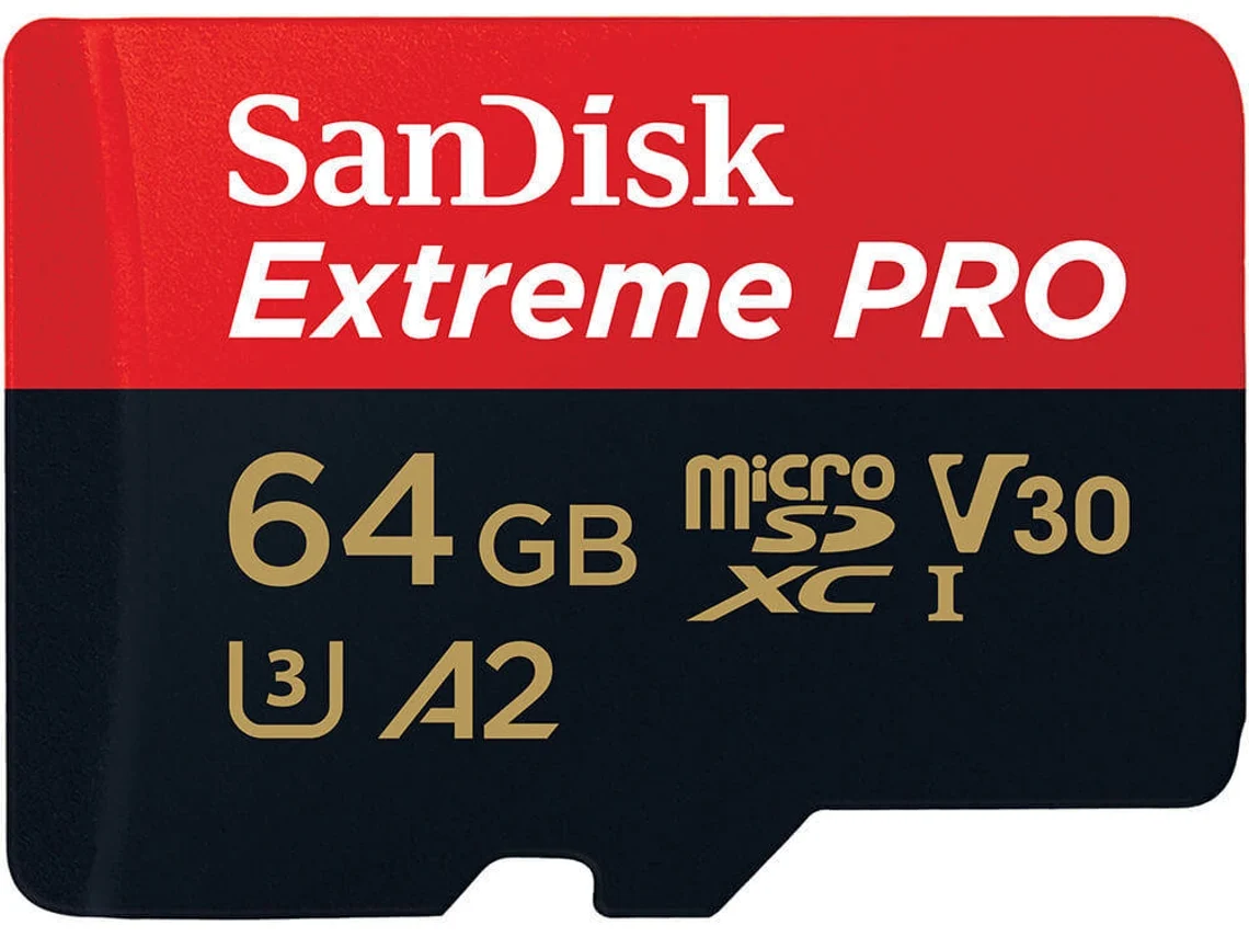 C MEM EXT PRO MICROSDXC 64GB+SD