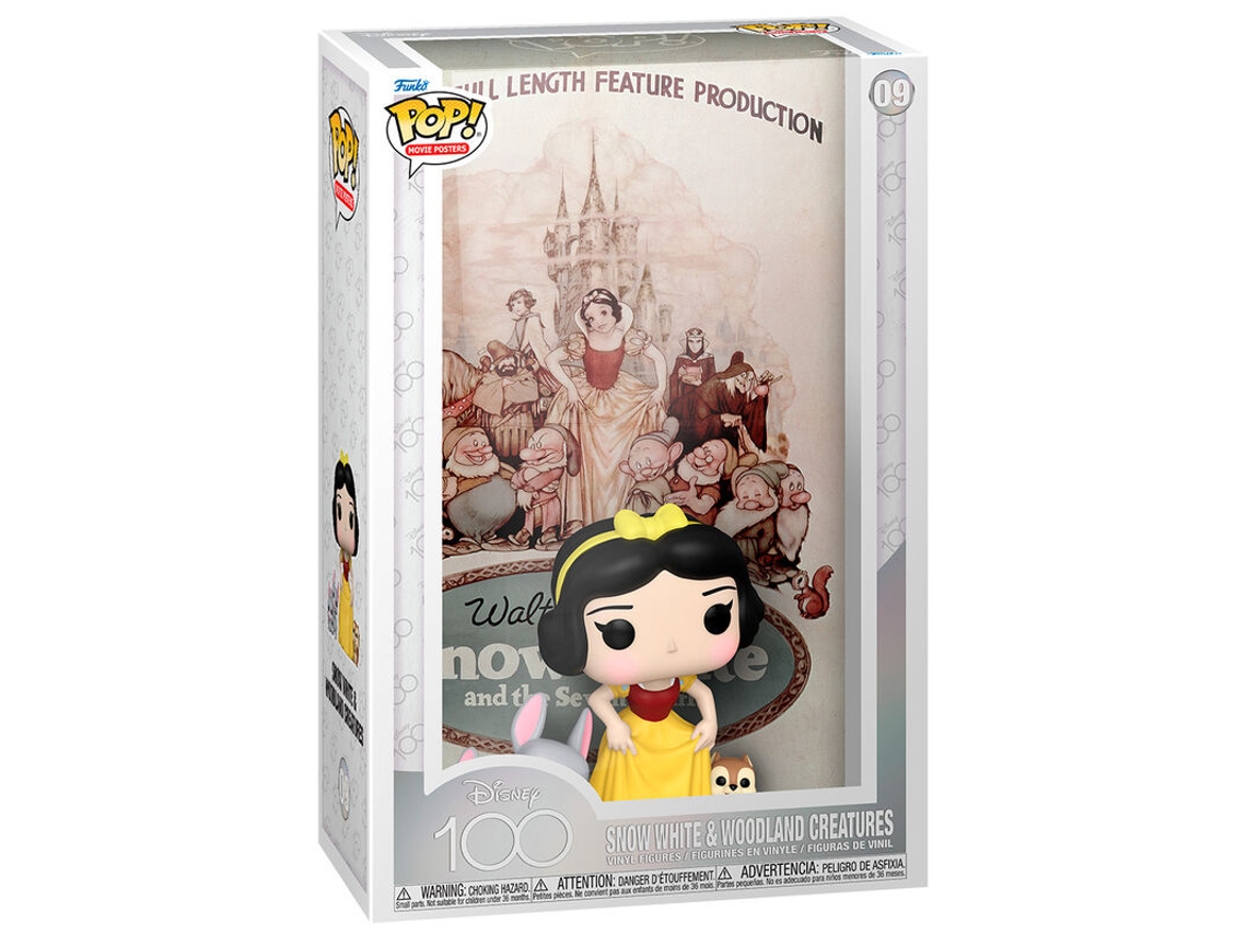 Figura Pop Disney Movie Poster número 100 Blancanieves y las criaturas del bosque B.active