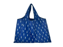Bolsa de compras reutilizable Qinghai con estampados exclusivos, plegable, portátil, de gran capacidad e impermeable, en tela Oxford. GOKOCO