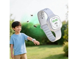 Pulsera Repelente Ultrasónica, Para Uso En Exteriores, Para Adultos Y Niños (blanco) Czhhmart