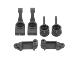 Juego De Copa De Dirección Y Eje Trasero Con Soporte En C Para Coche Rc Rustler Stampede Slash 2wd 1/10 Negro