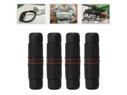 Conector Eléctrico Impermeable 3 Pines 10a 4pcs De Nylon Pa66 Para Exterior 250v Accesorios Eléctricos