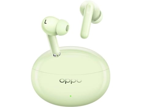 Auriculares Bluetooth True Wireless OPPO Enco Air3 Pro (In Ear - Micrófono - Noise Cancelling - Verde)