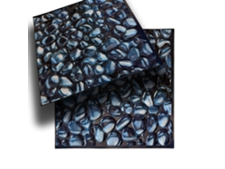 Azulejos Em Relevo 3d Pvc Autoadesivos 30x30cm Pedra, Tijolo, Mármore. Repelente De Água - Pedras Azuis 30x30cm