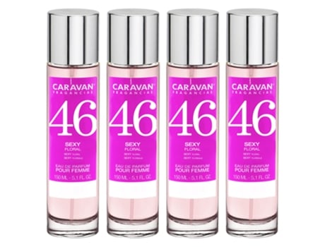 4x Perfume de Mujer Nº46 150ml CARAVAN