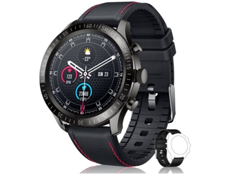 Smartwatch MDUG Monitor de Frequência Cardíaca Preto