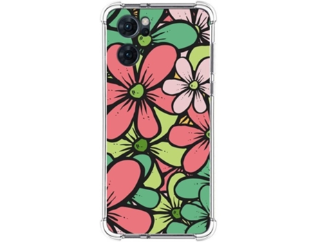 Carcasa para Oppo Find X5 Lite 5G TUMUNDOSMARTPHONE Dibujos Antigolpes Flores 02 Multicolor
