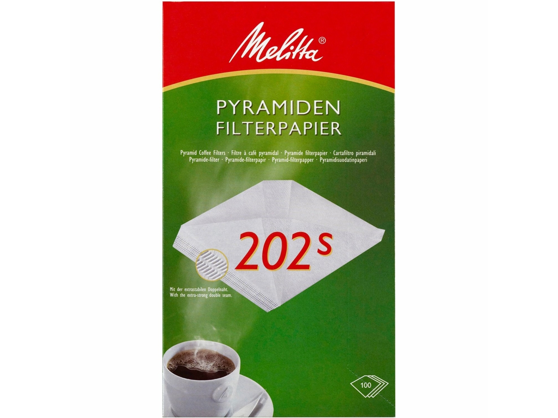 Filtro de café 202 paquete de 100 5dfpX100uds MELITTA