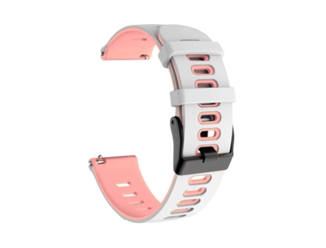Correa Pioneer para Samsung Galaxy Watch Active 2 Blanco y Rosa