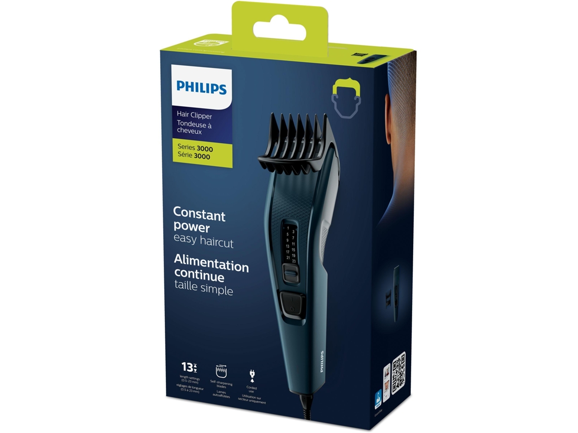 Cortapelos con cuchillas de acero inoxidable Philips Hairclipper