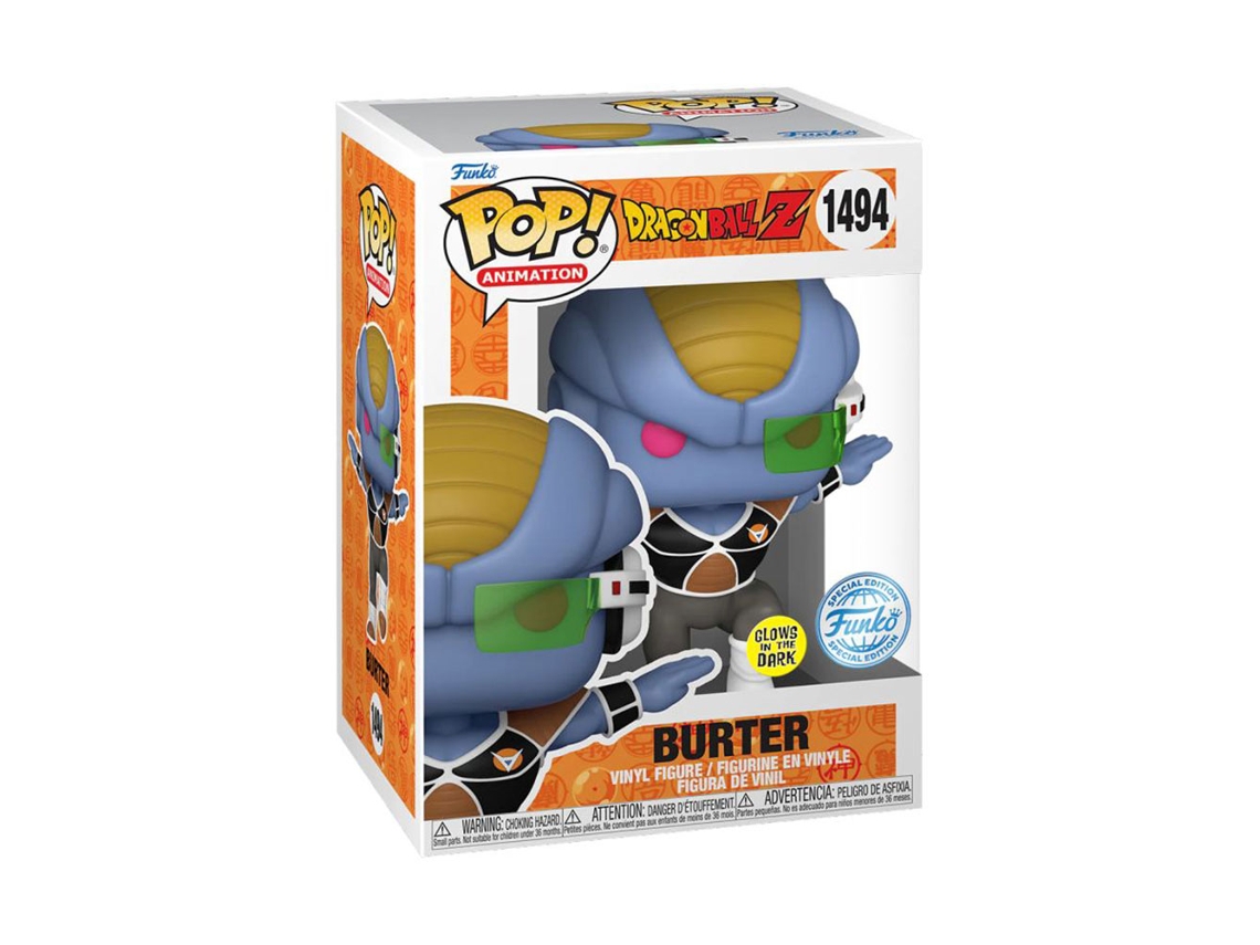 Funko Dragonball Z Burter Edición exclusiva de EE. UU. Glow Pop! Vinilo DRAGON BALL