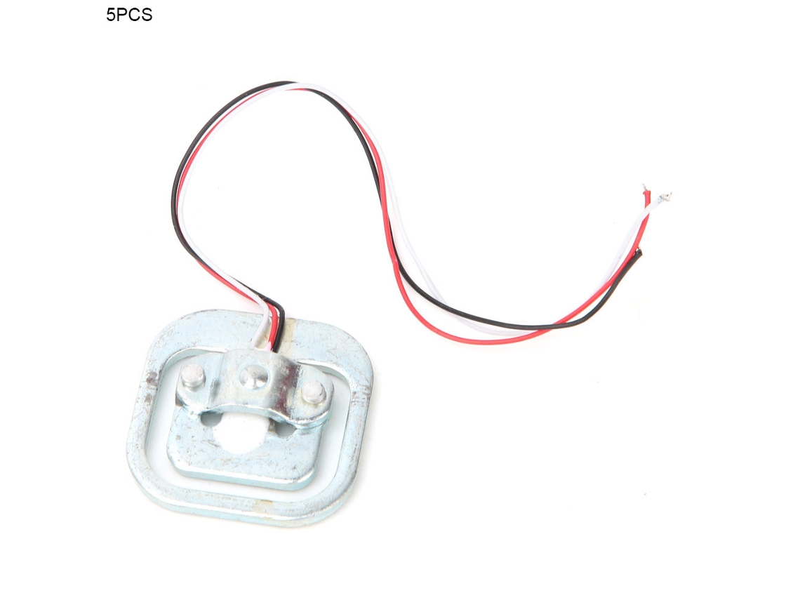 Sensor Veloriskku De Carga Eletrônica Mini Para Peso Com Cabo De Conexão Alta Precisão 50kg
