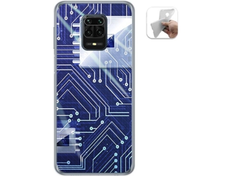 Carcasa Xiaomi Redmi Note 9S / Note 9 Pro TUMUNDOSMARTPHONE Circuito Multicolor