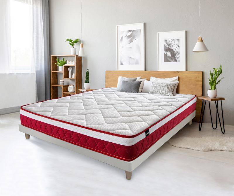 Longue Tanuk Visco red velvet 105x200 colchon 105x200cm