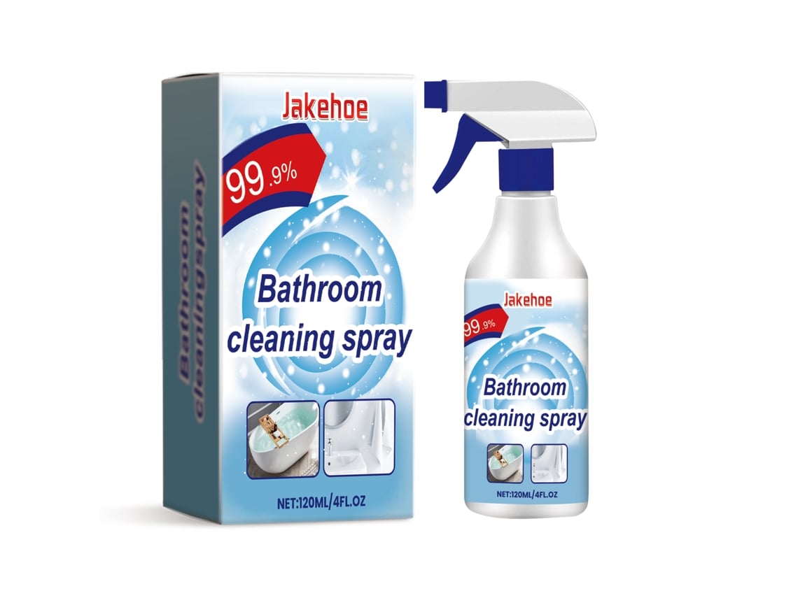 Spray multifuncional para una limpieza rápida y eficaz del baño.