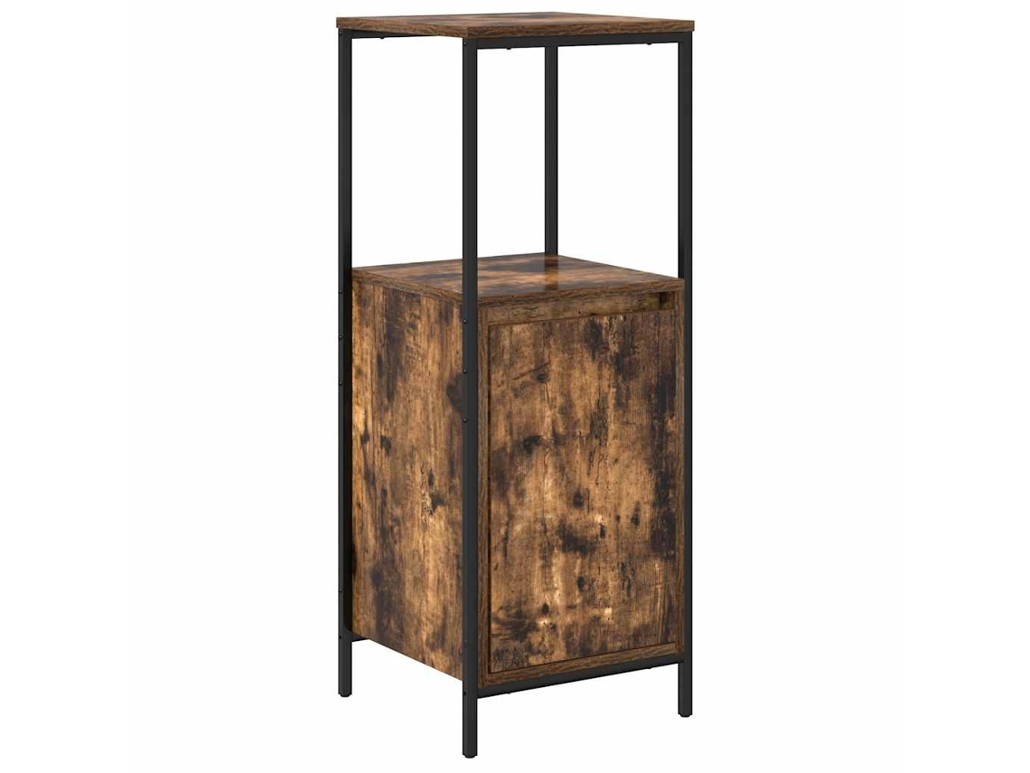 Maison Exclusive - Mueble De Baño Con Estantes Roble Ahumado 36x35x95 Cm